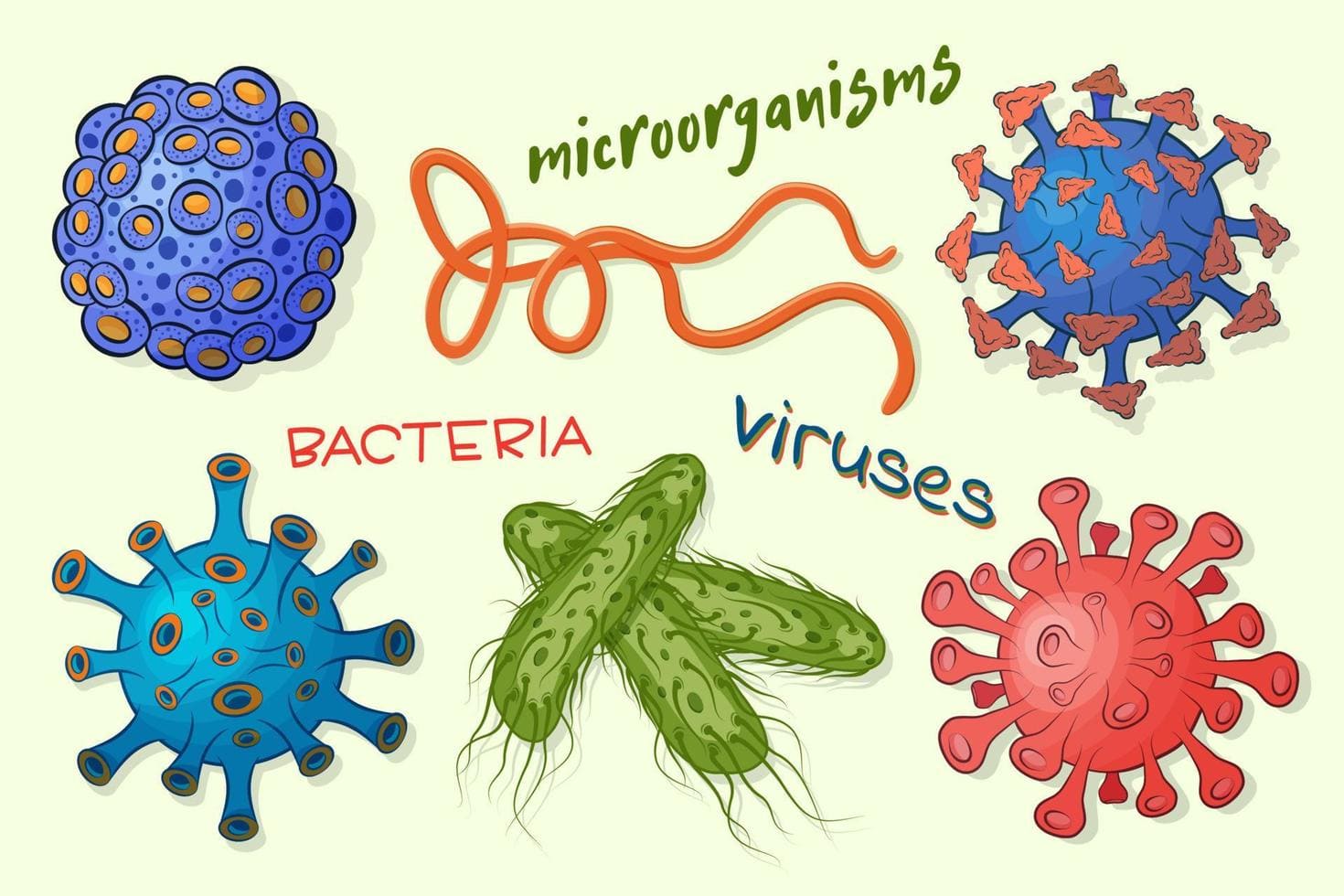 11448064-patogenicita-virus-germi-microrganismi-microbi-isolato-su-leggero-sfondo-raccolta-di-colorato-cartone-animato-virus-e-batteri-con-luminosa-multicolore-testo-vettore-piatto-illustrazio